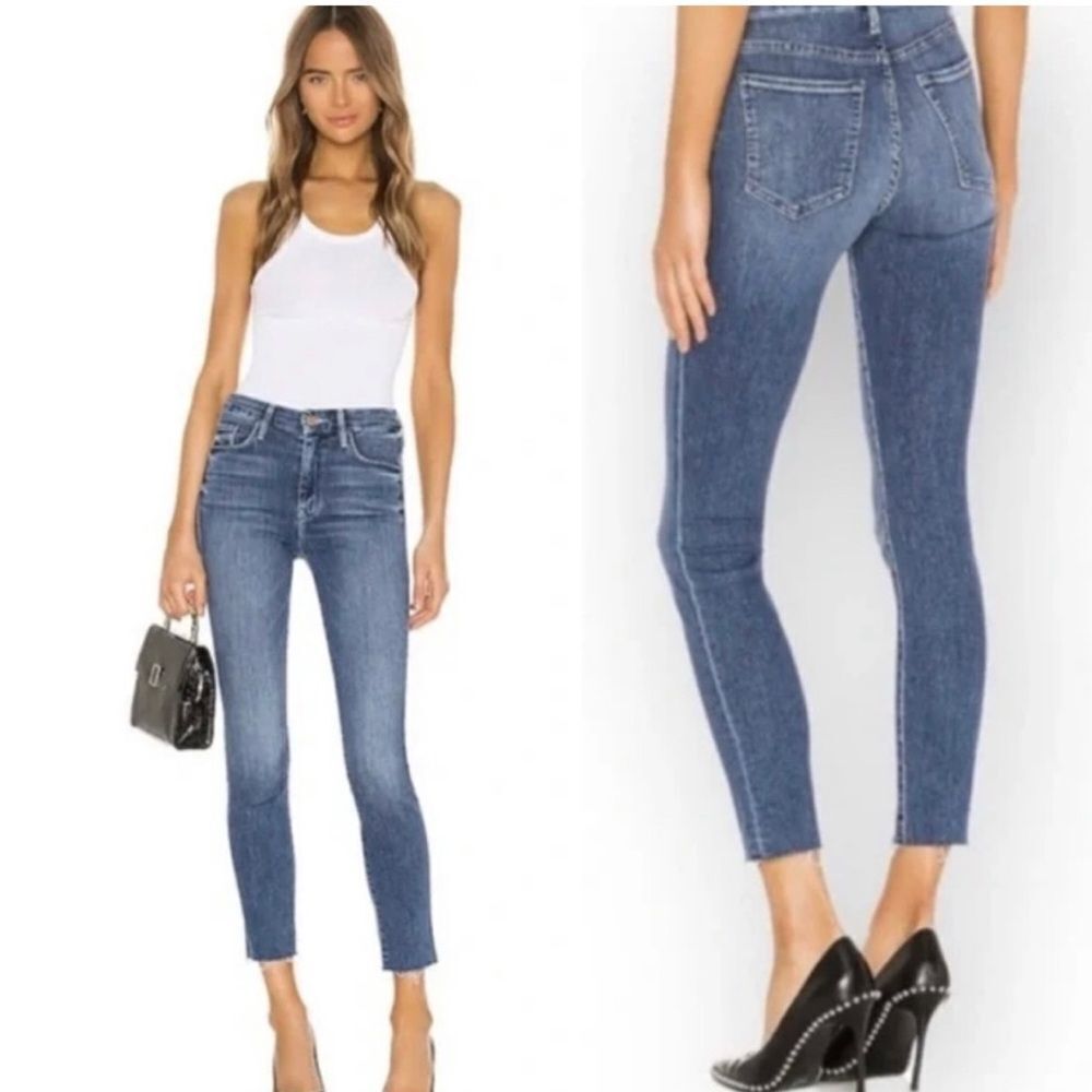MOTHER The Looker Ankle Fray in Groovin- Size 25